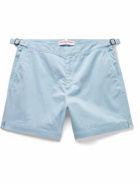 Orlebar Brown - Bulldog Slim-Fit Cotton-Blend Twill Shorts - Blue