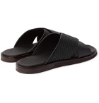 Ermenegildo Zegna - Woven Leather Sandals - Black