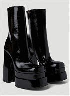 Aevitas Patent Platform Boots in Black