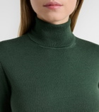 Gabriela Hearst May wool, cashmere, and silk turtleneck top