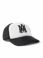 AMIRI - MA Logo-Embroidered Scuba and Mesh Trucker Cap