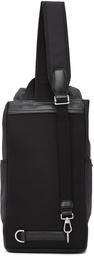 Paul Smith Black Canvas Signature Stripe Sling Backpack