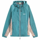 POSTAL Men's Nylon Metal Hooded Jacket in Green