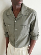 Brunello Cucinelli - Cotton-Twill Shirt - Green