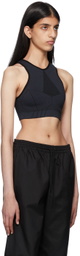 Gauge81 Black & Navy Yukon Sports Bra