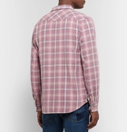 Remi Relief - Checked Cotton-Twill Shirt - Pink
