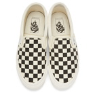 Vans Black and White OG Checkerboard Classic Slip-On Sneakers