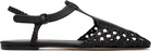 HEREU Black Reixa Sandals
