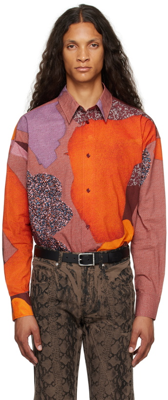 Photo: Paul Smith Orange & Purple Oversized Shirt