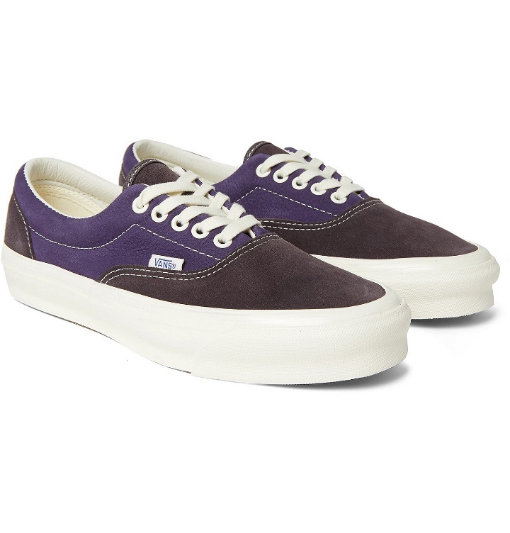Photo: Vans - OG Era LX Colour-Block Suede and Nubuck Sneakers - Purple