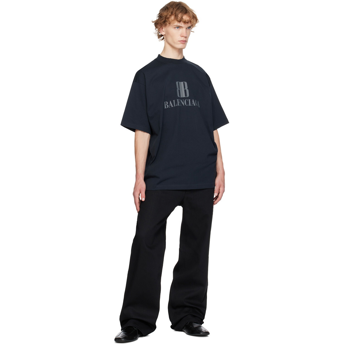 Balenciaga Black Nano 'BB' T-shirt