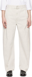 LEMAIRE Gray Twisted Jeans