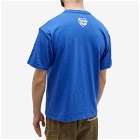 Human Made Men's Heart Slub T-Shirt in Blue