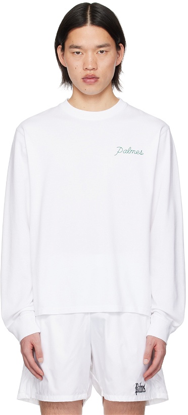 Photo: Palmes White Sunset Long Sleeve T-Shirt