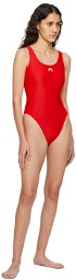 Marine Serre Red Printed Swimsuit