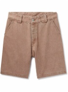Ninety Percent - Straight-Leg Organic Denim Shorts - Brown