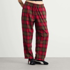 SUNDAYFRUITMARKET Women's Sunday Check Trousers in Pink