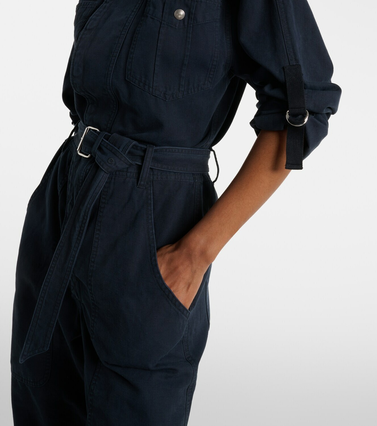 Marant Etoile Nessime cotton and linen jumpsuit