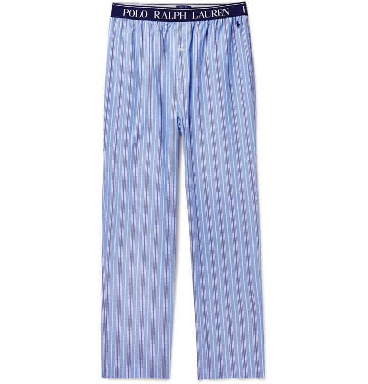 Photo: Polo Ralph Lauren - Striped Cotton Pyjama Trousers - Blue