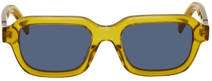 Photo: Kenzo Yellow Oval Sunglasses