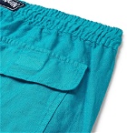 Vilebrequin - Baie Linen Cargo Shorts - Men - Blue