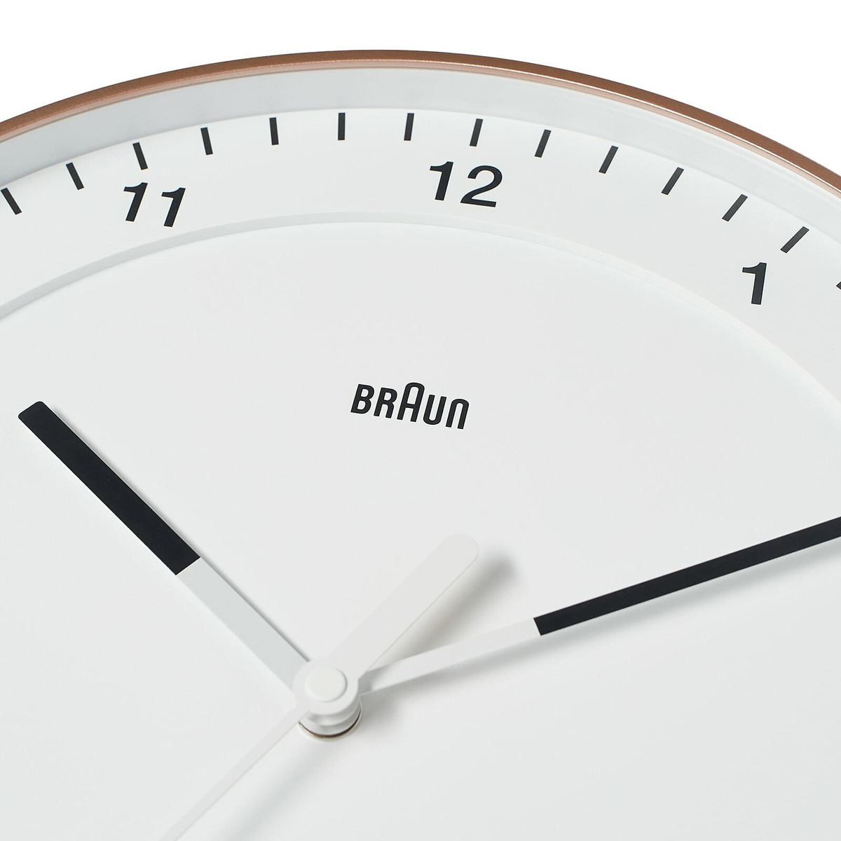 Braun Large Wall Clock in Pink/White