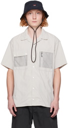 NANGA Beige Tusser Shirt