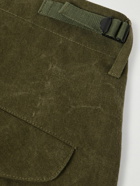 READYMADE - Wide-Leg Cotton Cargo Trousers - Green