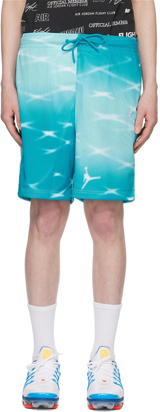 Photo: Nike Jordan Blue Printed Shorts