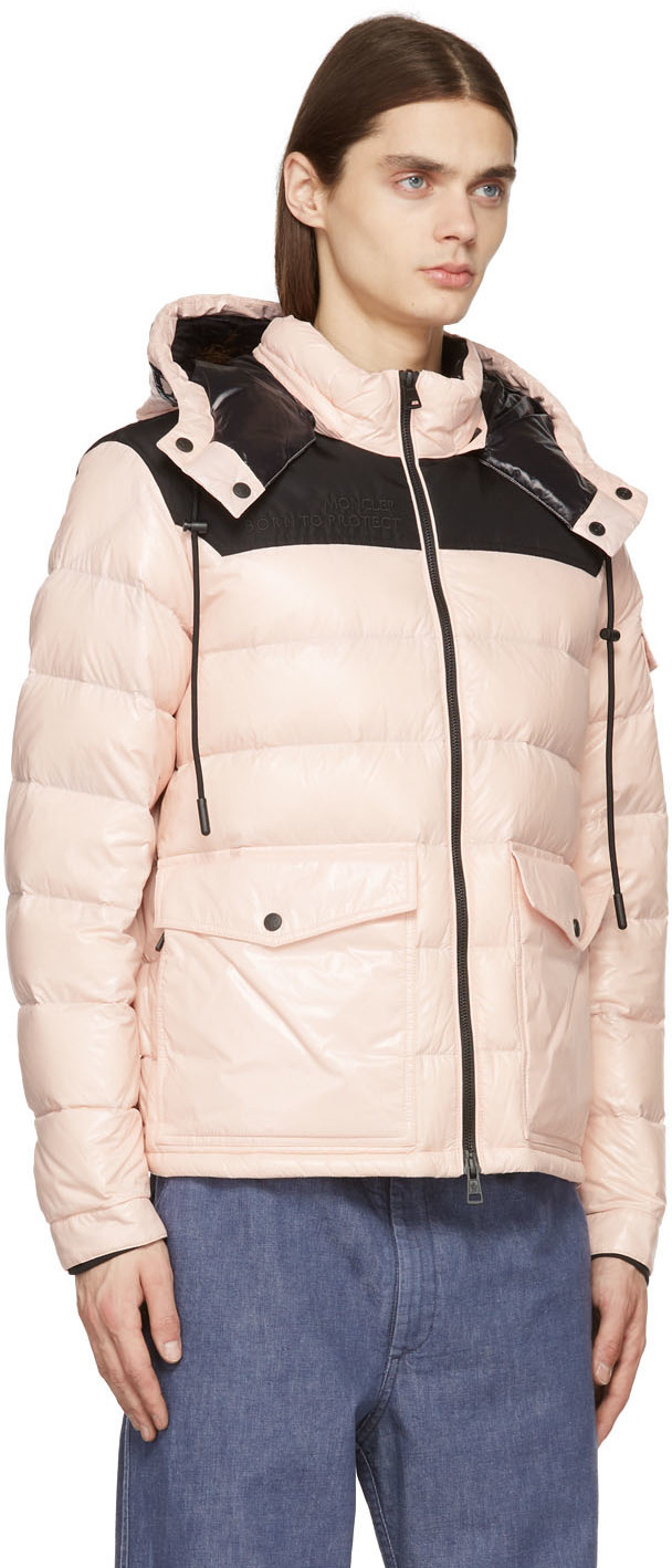 Moncler Pink Down Gombei Jacket Moncler