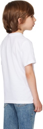 Diesel Kids White Printed T-Shirt