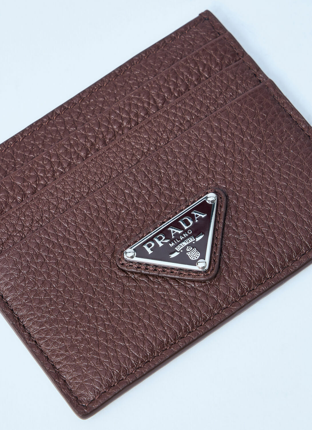 Prada Logo Plaque Cardholder