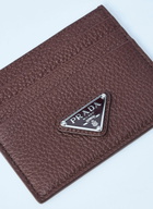 Prada Logo Plaque Cardholder