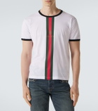 Gucci Web Stripe cotton T-shirt