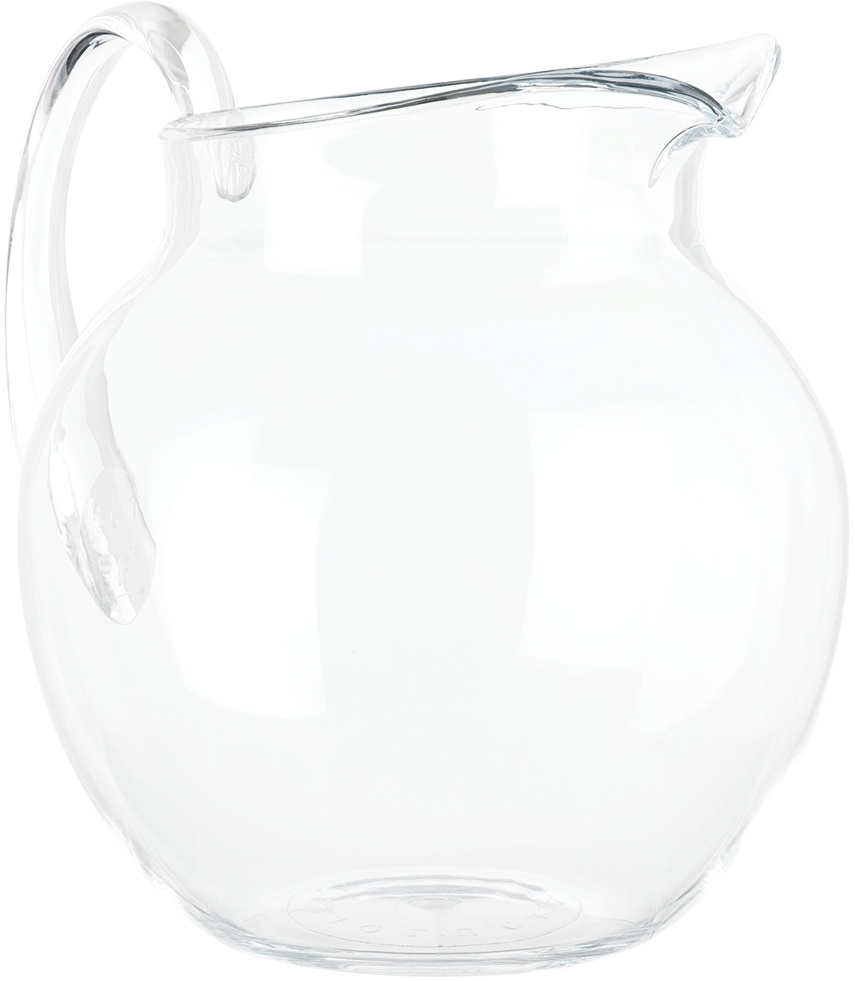 Mario Luca Giusti Palla Transparent Acrylic Pitcher in Blue or