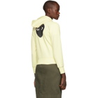 Comme des Garcons Play White Heart Patch Hoodie