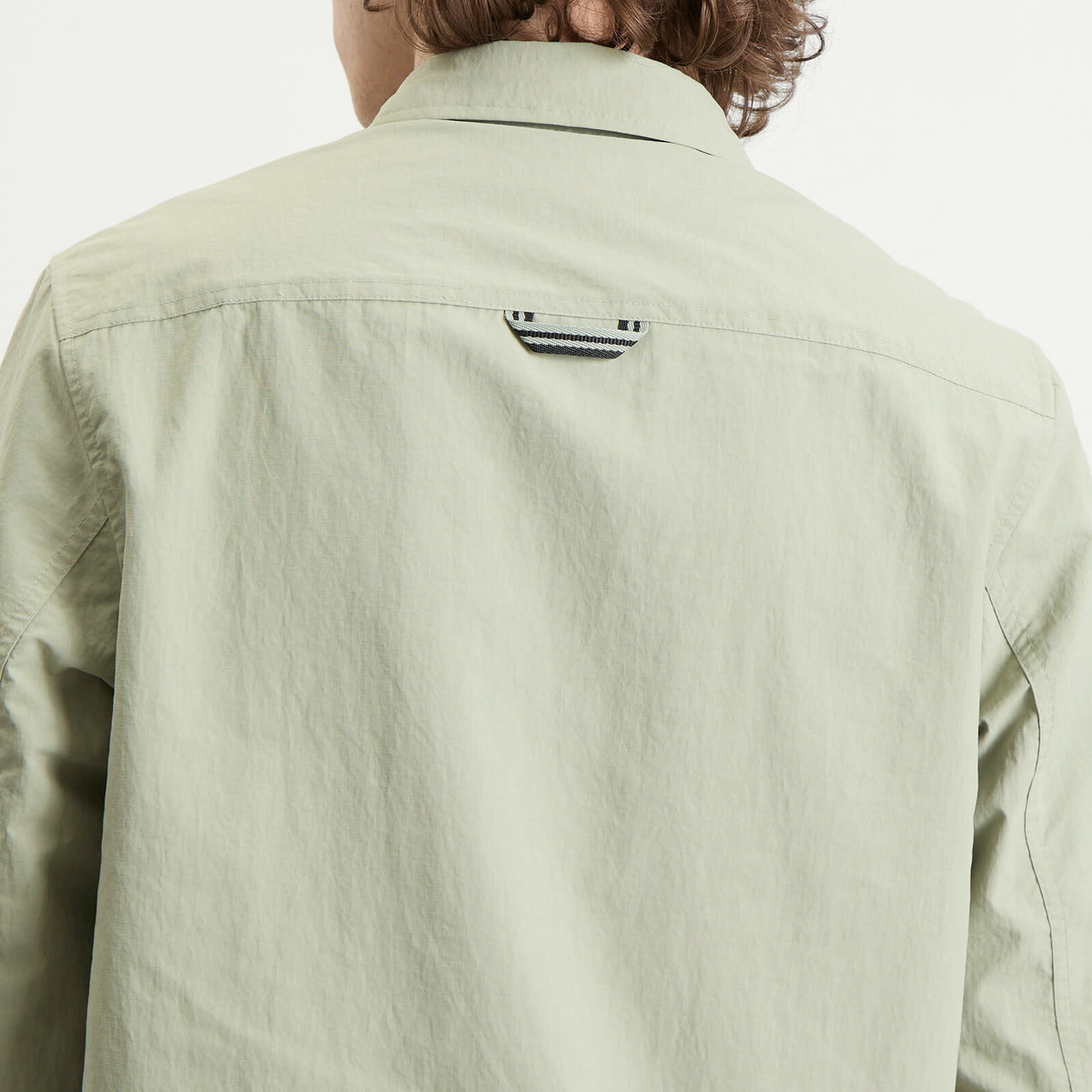 Fred Perry Men's Ripstop Pocket Overshirt in Seagrass