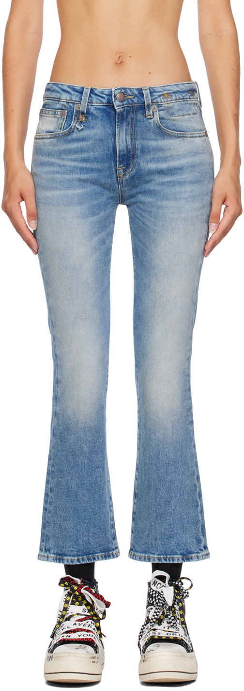 R13 Blue Kick Fit Jeans R13