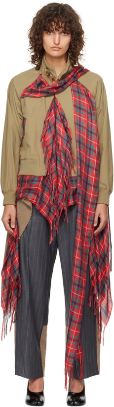 Photo: UNDERCOVER Khaki UC2D1201 Bomber Jacket
