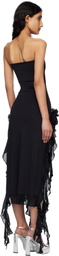 Fancì Club Black 'The Thieves Evening' Maxi Dress