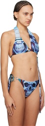 Ottolinger Blue Belt Bikini Top