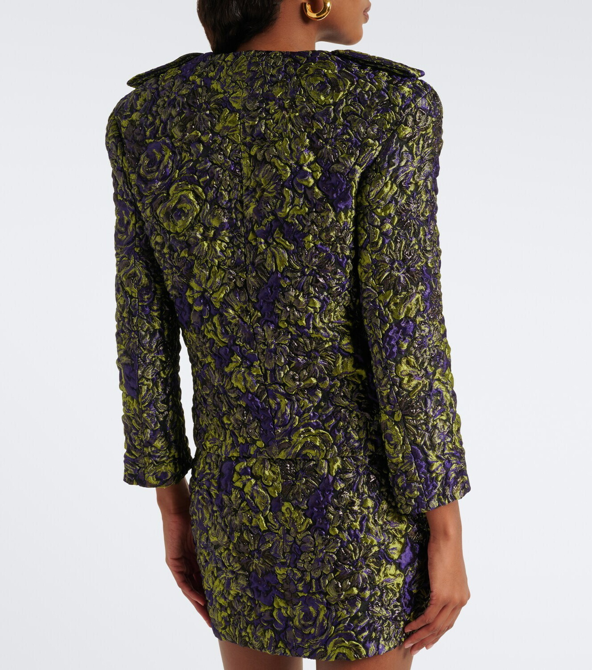 Balmain Cloqué jacquard jacket