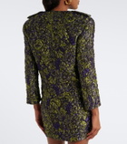 Balmain Cloqué jacquard jacket