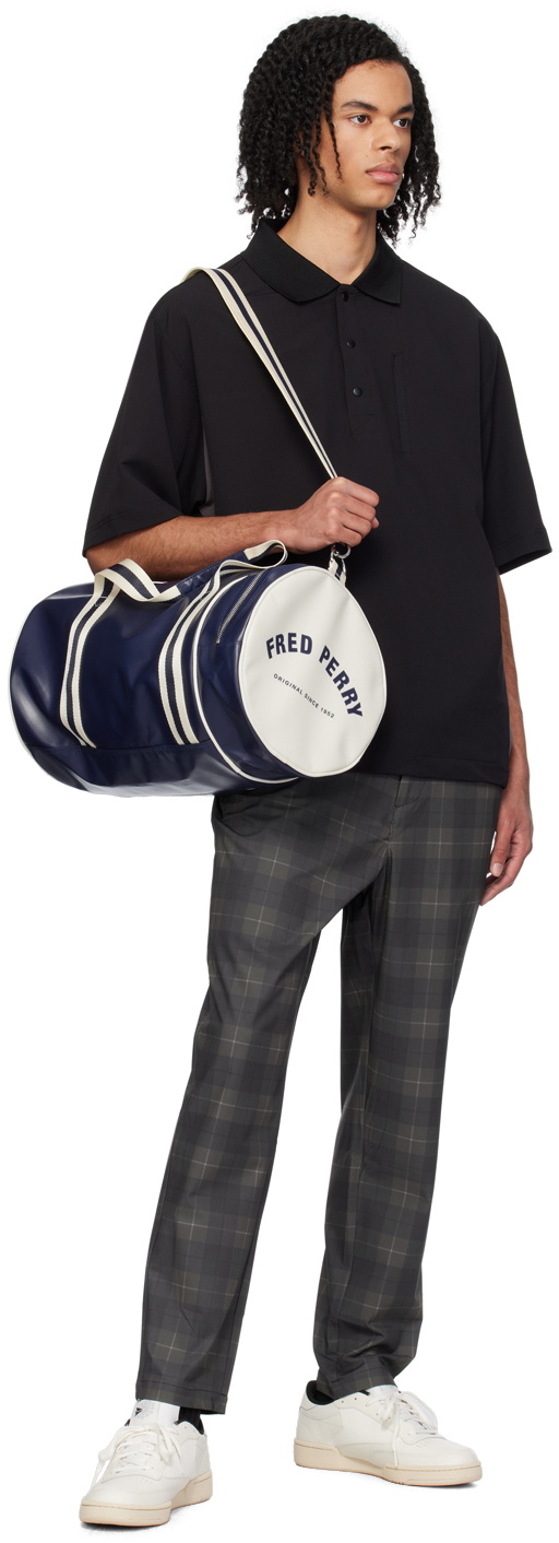 Manors Golf Black & Gray Pocket Shirt