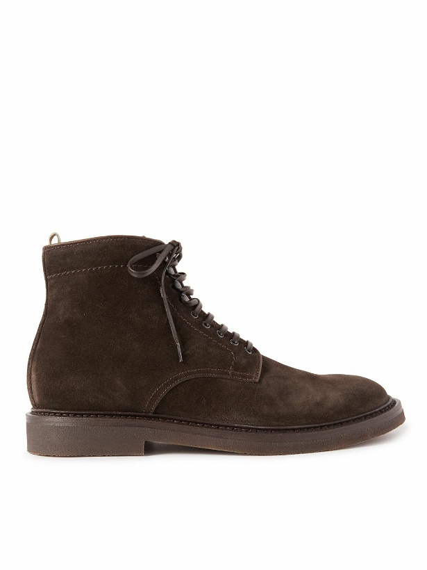 Photo: Officine Creative - Hopkins Suede Boots - Brown