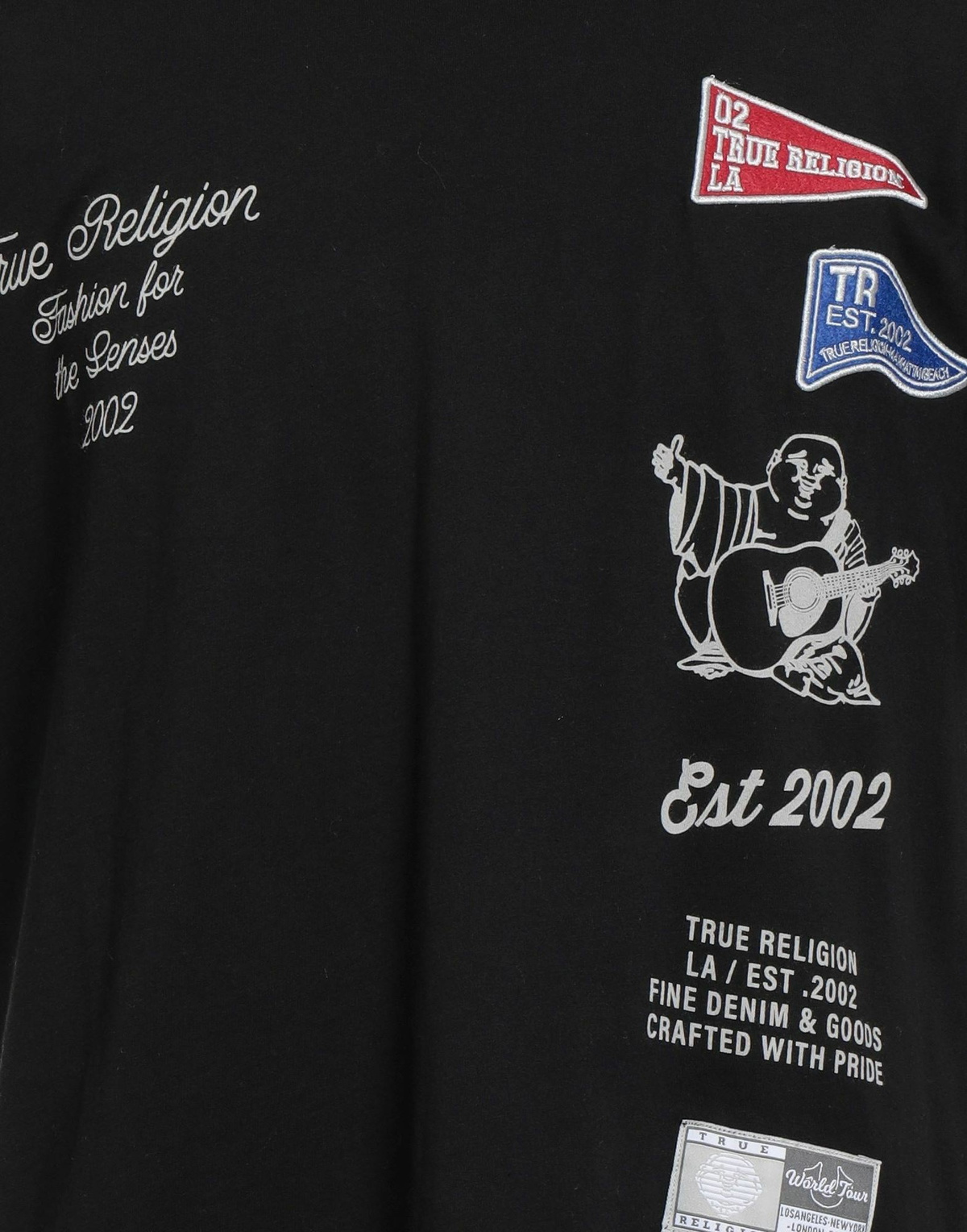 True Religion Mens T-shirt in Black