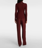 Ferragamo Ribbed-knit wool turtleneck sweater