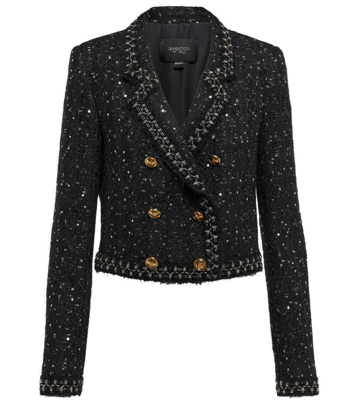 Giambattista Valli - Chain-trimmed tweed blazer Giambattista Valli