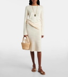 Ruslan Baginskiy Hay rattan-trimmed straw basket bag