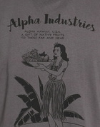 Alpha Industries Mens T-shirt Charcoal